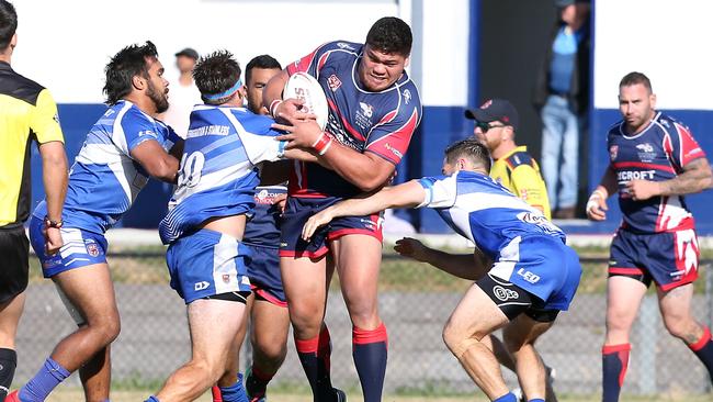 Rugby League Gold Coast elimination semi final - Tugun vs. Runaway Bay. Photo of Doryaan Hape Apiata