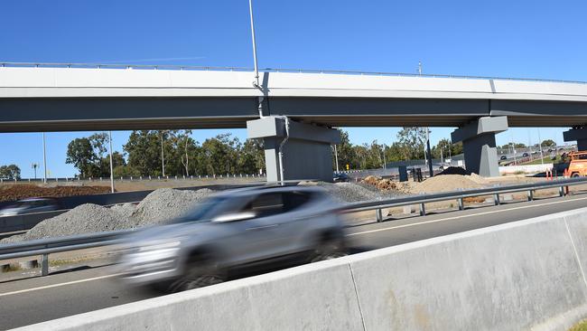 June 16, 2018: Work on and around the Deagon Deviation. Picture: AAP/John Gass