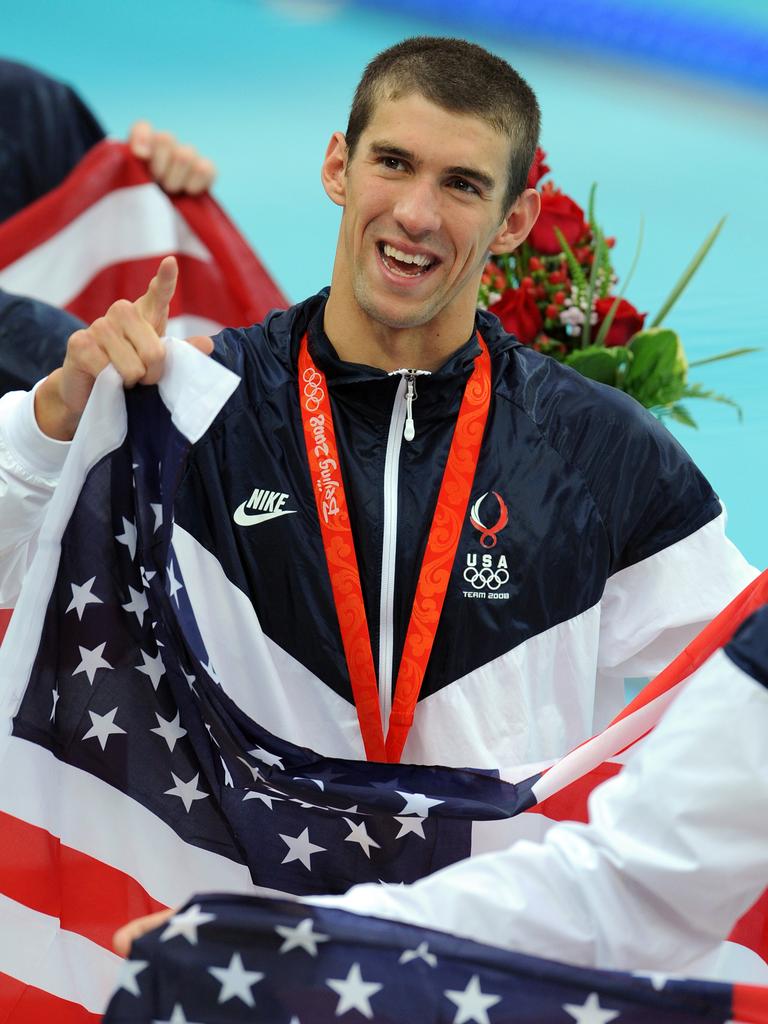 American swimmer Michael Phelps said he would use Australia’s sledging as motivation. Picture: Paul Miller/AAP