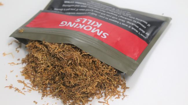 Illegal loose leaf known as chop chop is being sold at Cairns CBD retail outlets for a fraction of the cost compared with products on which government excise has been paid. Picture: Supplied