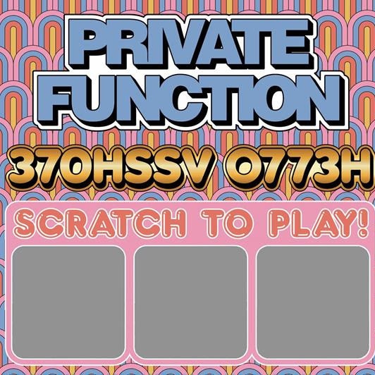 Private Function’s new album 370HSSV 0773H.