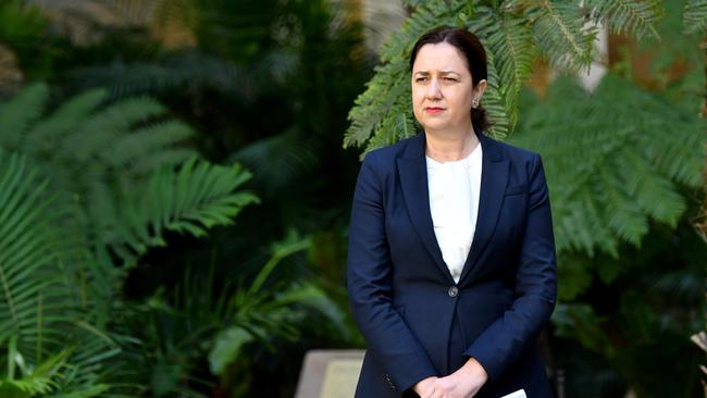 Queensland Premier Annastacia Palaszczuk. (AAP Image/Darren England)