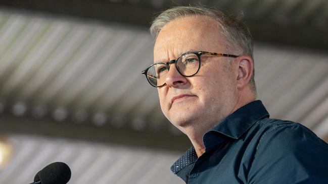 GULKULA, AUSTRALIA. NewsWire Photos. AUGUST 3, 2024. The Prime Minister Anthony Albanese attends The Garma Festival of Traditional Cultures Australia's largest Indigenous cultural gathering is underway in Gulkula northeast Arnhem Land. Picture: Yothu Yindi Foundation/Nina Franova via NewsWire