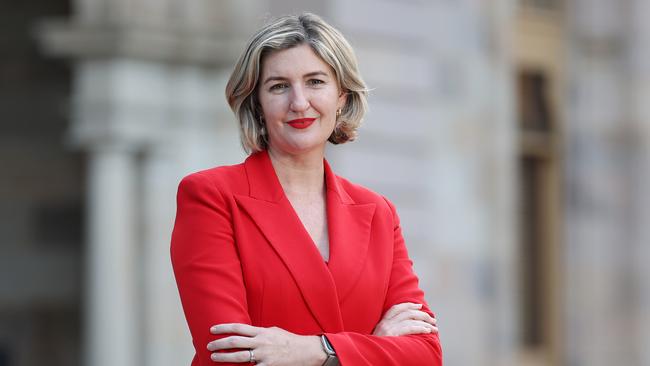 Health Minister Shannon Fentiman at Parliament House in Brisbane. Picture: Tara Croser.