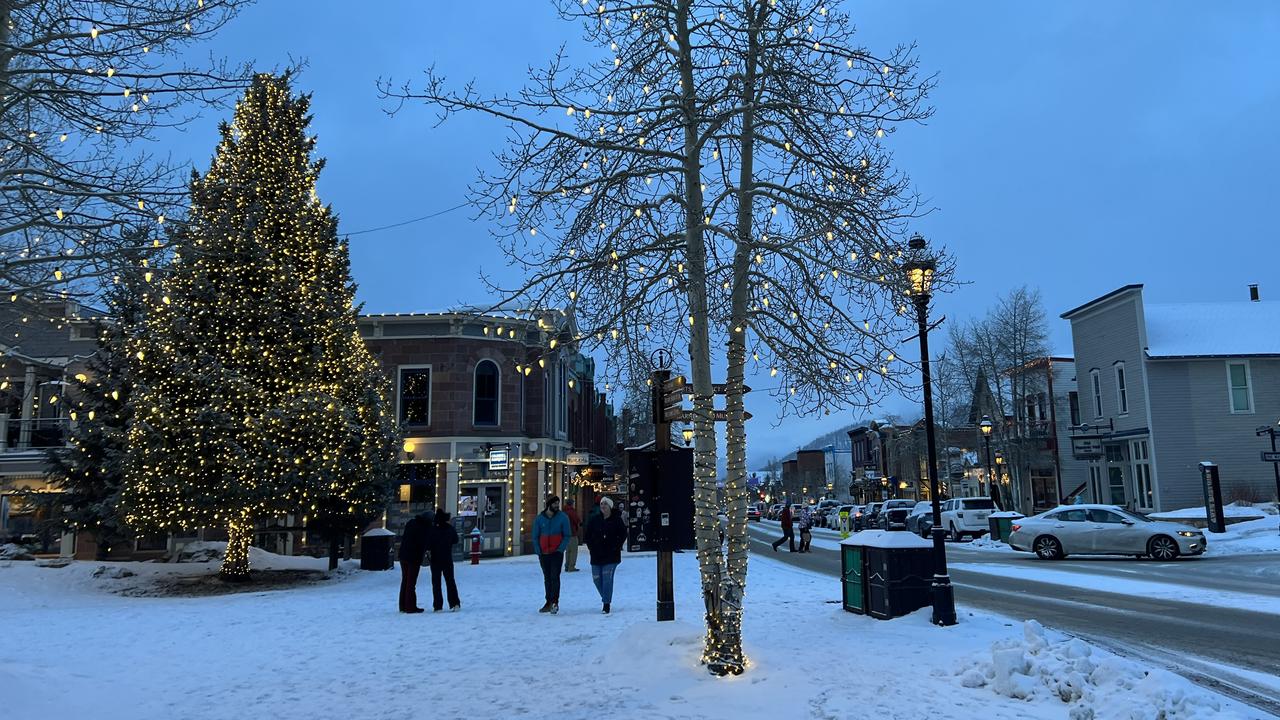 This tiny American town, Breckenridge, was like something straight out of a Christmas movie.