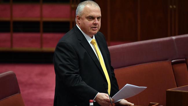 Senator Stirling Griff says ‘we would not vote for the bill in its current form’. Picture: Getty Images