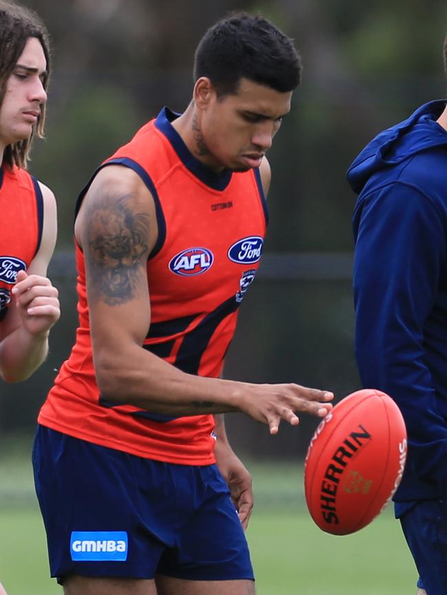 Geelong’s pick No.24 Tim Kelly. Picture: Peter Ristevski