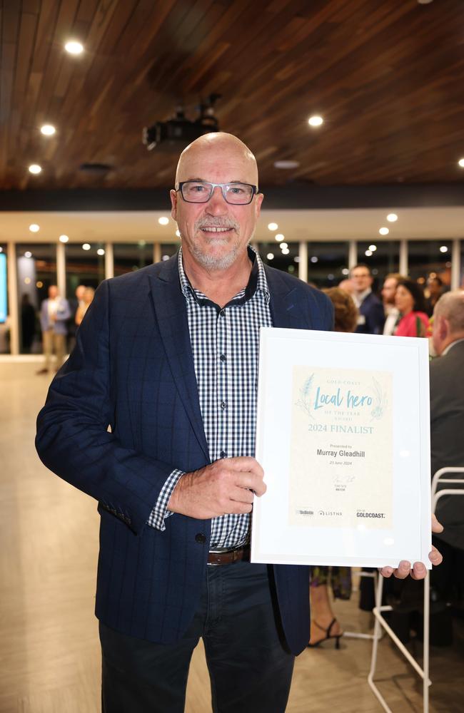 Murray Gleadhill at the Gold Coast Australian of the Year Awards 2024 at Skypoint Q1 for Gold Coast at Large. Picture, Portia Large.