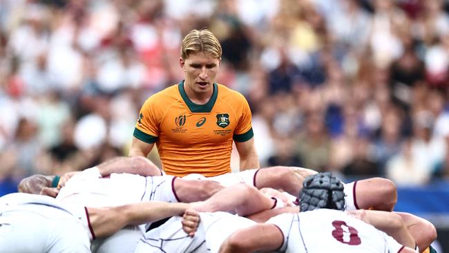 Tate McDermott (C) has been ruled out of the match against Fiji. Picture: AFP