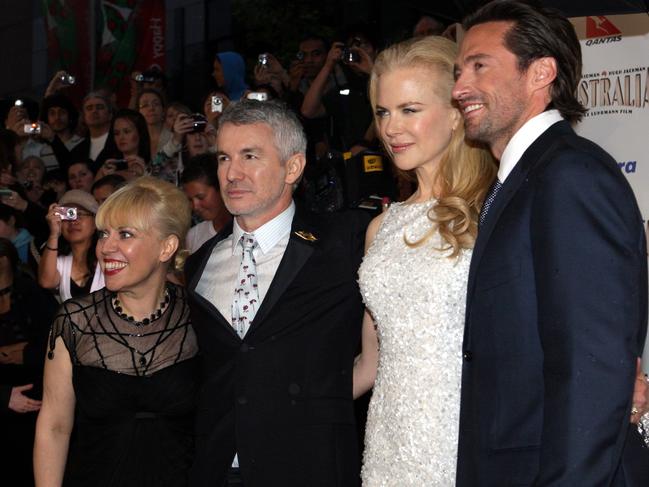 World premiere of the new Australian movie Australia. Catherine Martin, Baz Luhrmann, Nicole Kidman, Hugh Jackman.