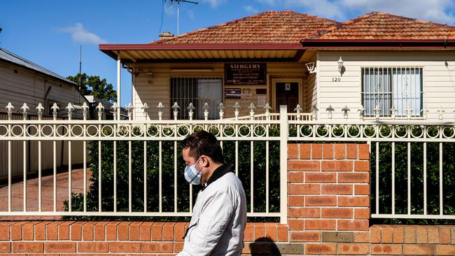 Cabramatta Family Medical Centre in John Street has closed after a person positive with the virus visited on Friday. Picture: NCA NewsWire/Flavio Brancaleone