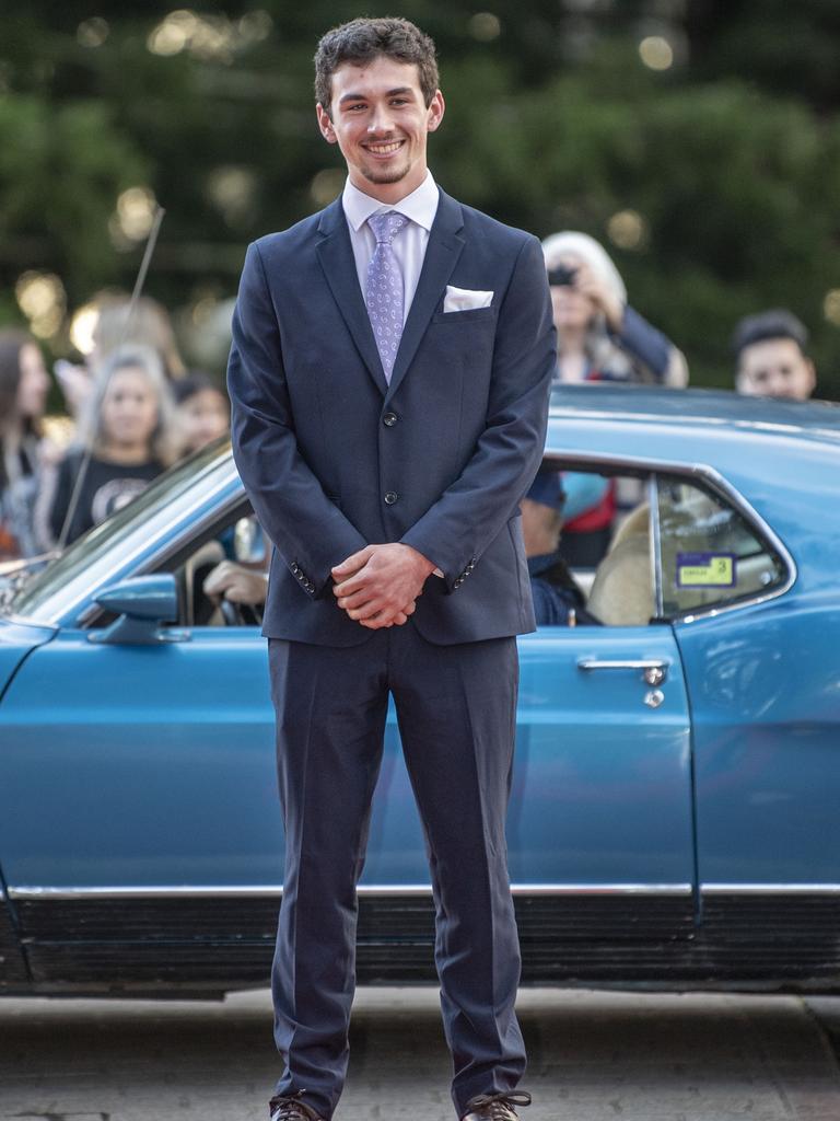 Harry McRae. Toowoomba State High School formal at Picnic Point. Friday, September 9, 2022. Picture: Nev Madsen.