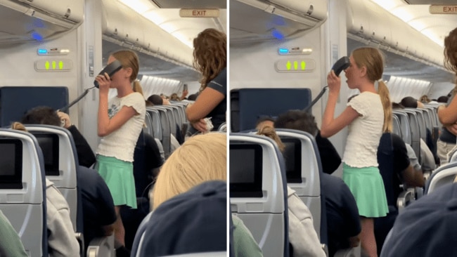 Girl on flight proves just how far parents will let their kids go