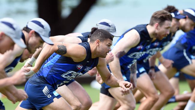 Brandan Parfitt and the Cats have jumped back into training.