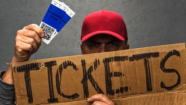 A crackdown on scalpers will be led by officers with the authority to issue fines and seize tickets from sports fans. Picture: iStock