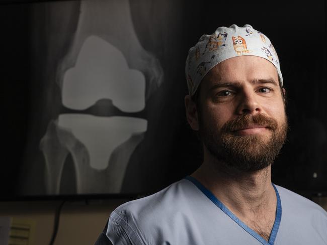 Darling Downs Health Department of Orthopaedics Associate Professor Chris Wall is leading research into joint replacement and links to obesity, Friday, August 9, 2024. Picture: Kevin Farmer