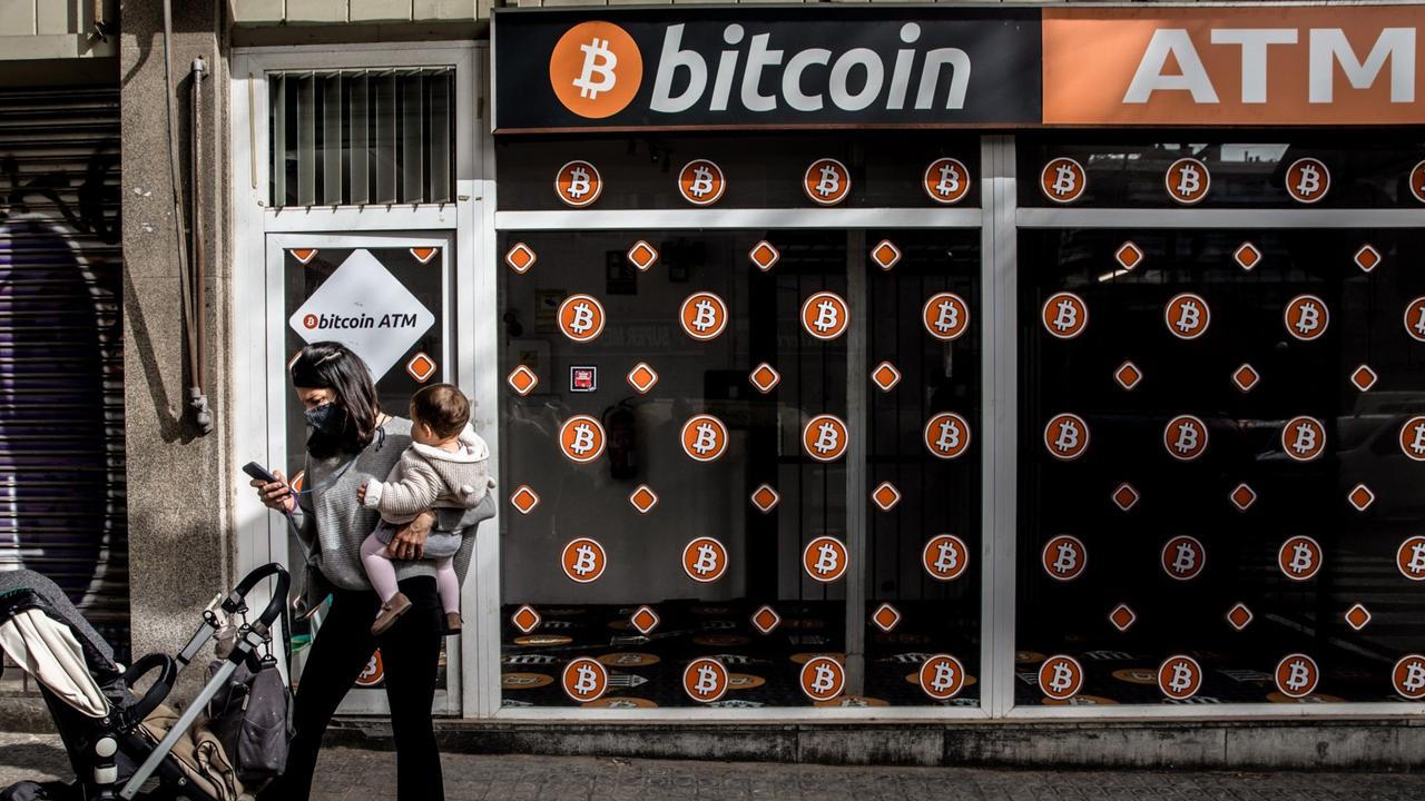 Ukraine could get its own crypto ATMs. Picture: Angel Garcia/Bloomberg