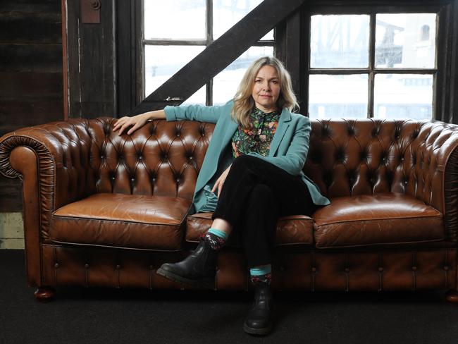 5/10/22: Actor Justine Clarke will play Julia Gillard on stage in a one-woman show about Australia's first female prime minister. The play by Joanna Murray-Smith is part of Sydney Theatre Company's 2023 season. John Feder/The Australian.