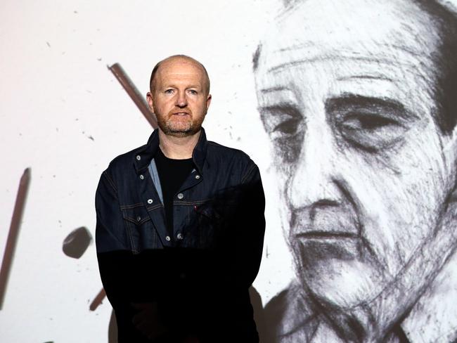 The New Zealand-born Melburnian is a five-time Archibald finalist. Of the painting he said: “In the portrait, my clothes are flecked with the smears and splotches of paint from months in the studio. There is a physicality to the outfit; it is a palette, a uniform, and a record of repetition, routine and the discipline of making. The glasses in one hand and paintbrush in the other are metaphors for the act of looking and making; the tools of observation and inspiration.”