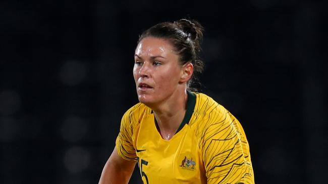 Emily Gielnik will turn out for the Melbourne Victory this year. (Photo by Catherine Ivill/Getty Images)