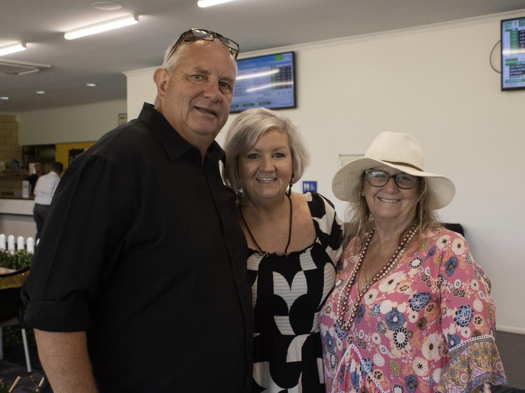 John, Lee and Chrissy at the Bundaberg Catholic Schools Race Day.