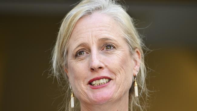 Senator Katy Gallagher at Parliament House in Canberra. Picture: NewsWire / Martin Ollman