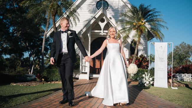 The wedding of Chloe Maxwell and Jack McNeil. Pictures: Hamilton Island Photography