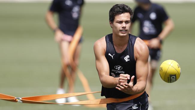 Ben Silvagni will have to show improvement next year. Picture: Getty Images