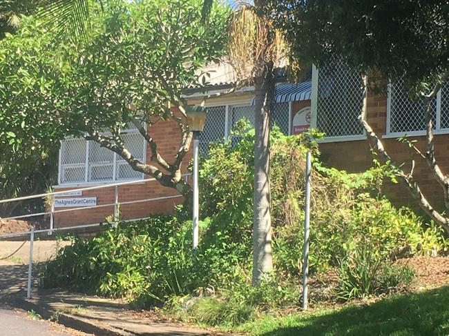 The accused Linda Britton was taken by police to the now former Macksville Hospital a few hours after an incident at Nambucca Heads where two people lost their lives.