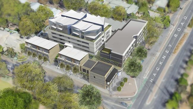 Plans for a $40 million expansion of Hackney Hotel were released last year. Picture: V-Three.