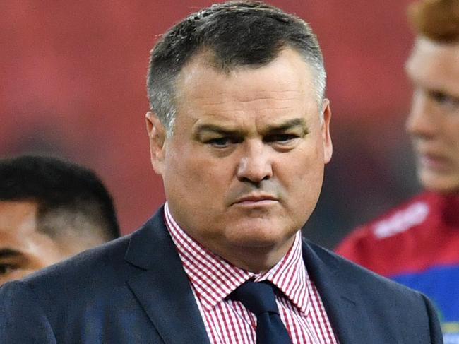 Reds coach Nick Stiles is seen before the round 16 Super Rugby match between the Queensland Reds and the Brumbies at Suncorp Stadium in Brisbane, Friday, July 7, 2017. (AAP Image/Darren England) NO ARCHIVING, EDITORIAL USE ONLY