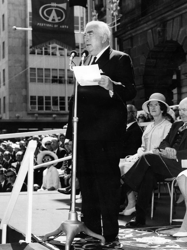 Former Prime Minister Robert Menzies in 1964