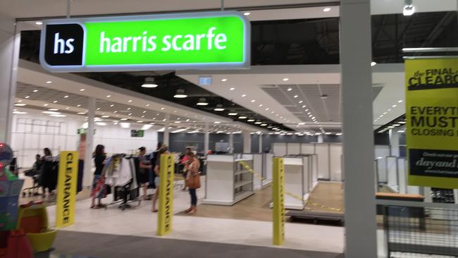 Harris Scarfe at Stockland closed in February, among 21 Harris Scarfe stores across the country to close.