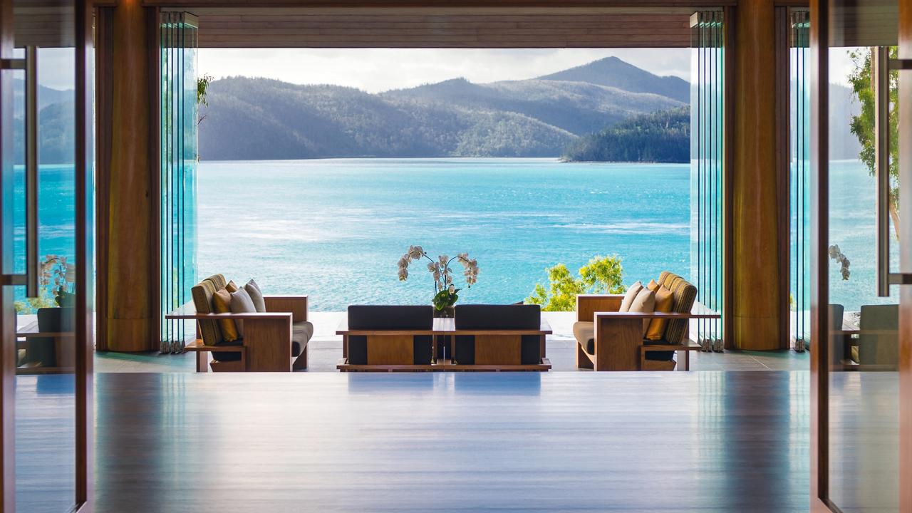 The view from the Long Pavilion as soon as you arrive to Qualia is quite an eyesore, obviously. Picture: Celeste Mitchell