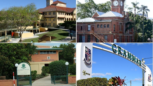 The four PMSA schools: Brisbane Boys’ College, Somerville House, Sunshine Coast Grammar School and Clayfield College.