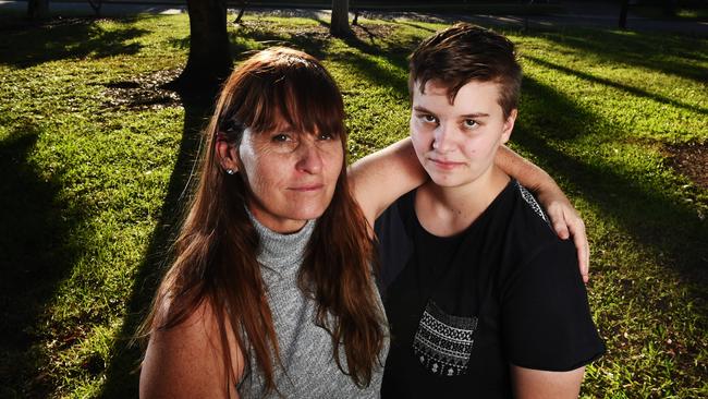 Virginia Rabeling and her 16-year-old transgender son Benji are leaving the NT due to a lack of services. PICTURE:Helen Orr