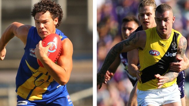 Cameron Rayner has been likened to Dustin Martin.