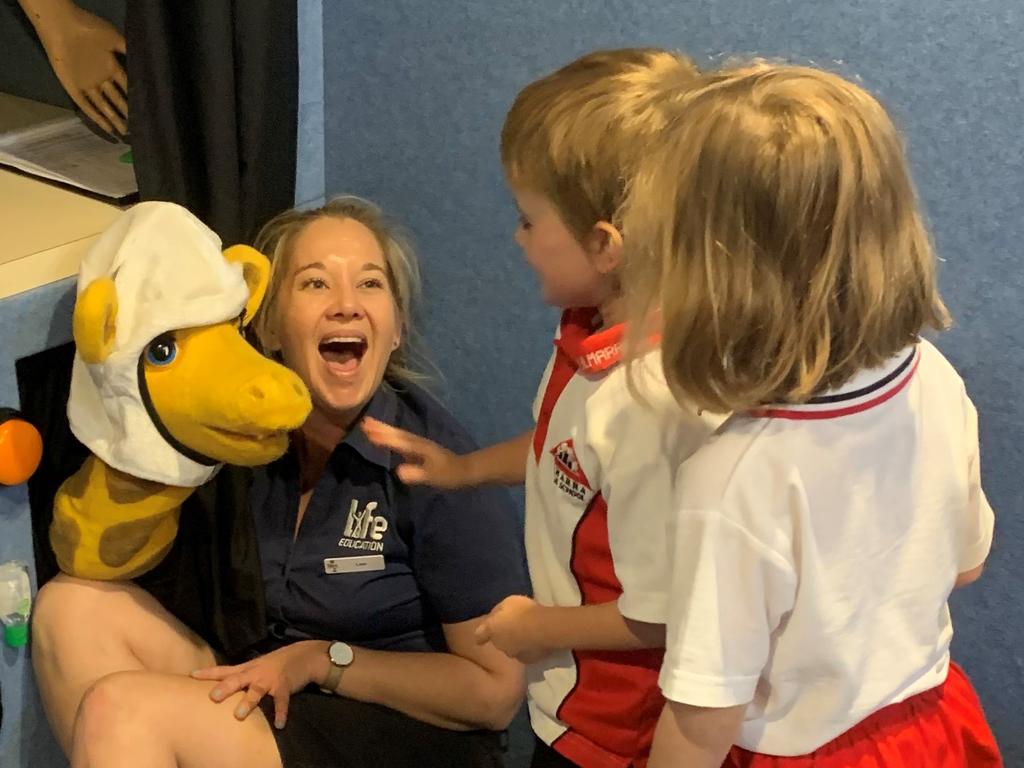 Healthy Harold's visit to Ulmarra Public School.