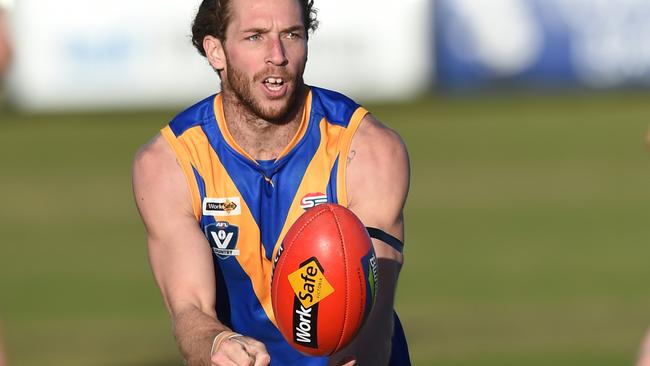 Cranbourne’s Brandon Osborne is a co-captain. Picture: Chris Eastman