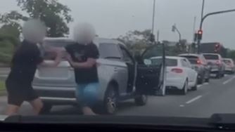 Sunshine Coast road rage incident caught on camera. Picture: Instagram.