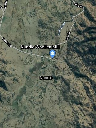 Police search in Nundle, north west of Newcastle. Picture: Google Maps