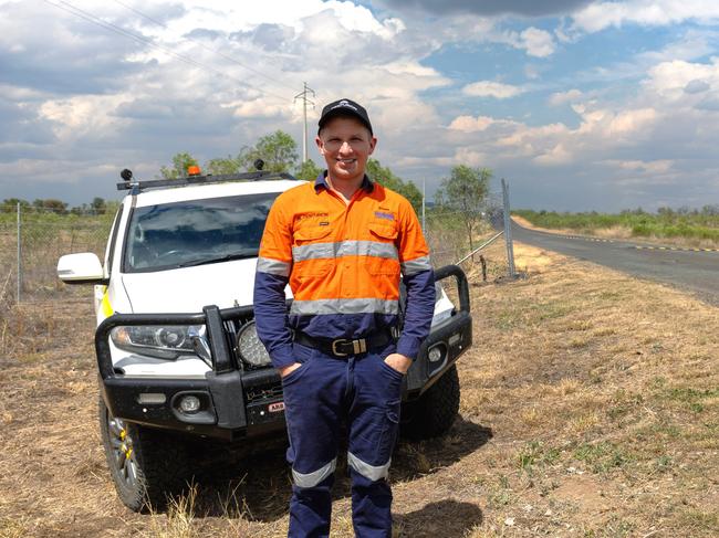 Peabodyâs Centurion Mine site senior executive and underground mine manager Ernest Gosk on Ellensfield Rd with the gates open. Picture: Supplied