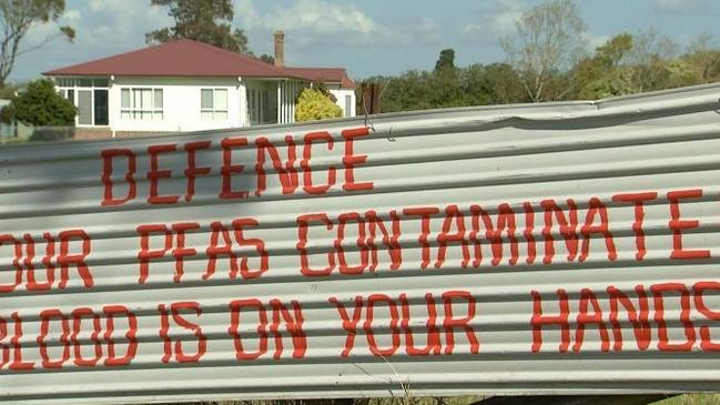 Residents of Williamstown hold the Defence Department solely responsible for contamination. Picture Four Corners