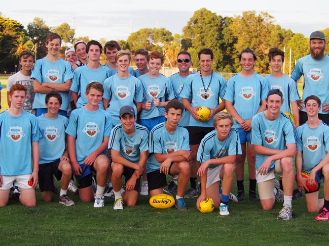 Gawn coached under 16s and under 17s at his local club, Ormond, where Damien Hardwick tried to give him the hard sell on Richmond in 2014. Picture: Supplied