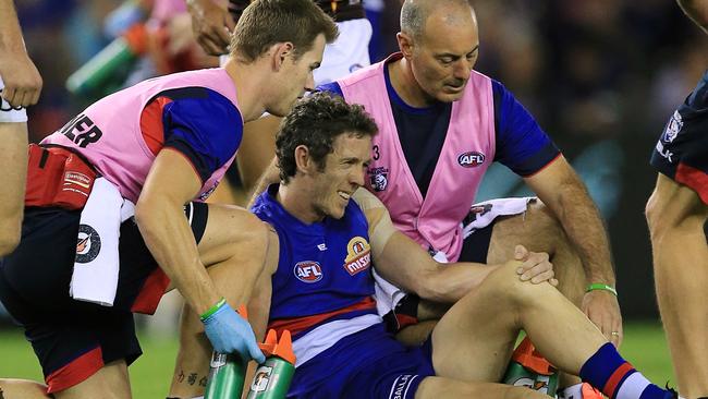 The Bulldogs refused to let Robert Murphy’s knee injury derail their season. Picture: Wayne Ludbey