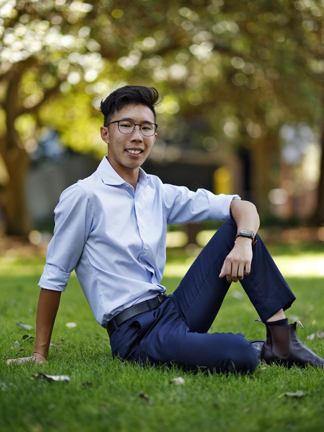 UNSW Law student and Gateway program ambassador UNSW Daniel Tang. Picture: Sam Ruttyn