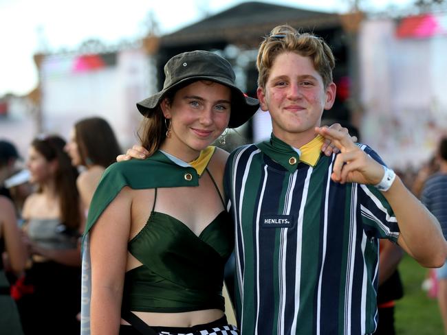 The Grass Is Greener music festival at the Cairns Showgrounds. Kiana Turnbull and Mark Clark. PICTURE: STEWART MCLEAN