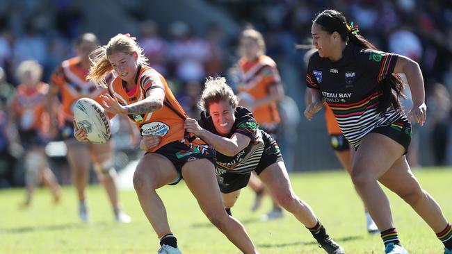 Lailani Montgomery had a strong season for The Entrance Tigers in the Central Coast competition. Picture: Sue Graham