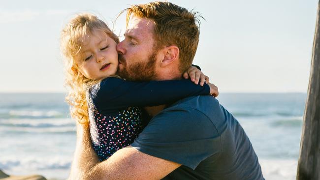 Dr Matt Dun is on a mission to find a treatment for the cancer that killed his daughter Josie. Picture: littlekitephotography.com.au