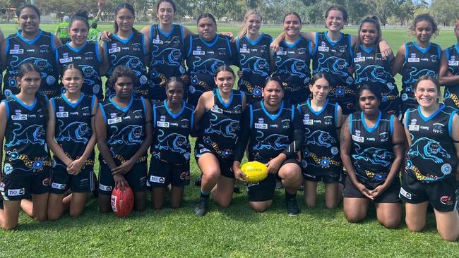 Alkamilya has won two senior women's premierships, in 2017 and 2018. Picture: Alkamilya Football Club.